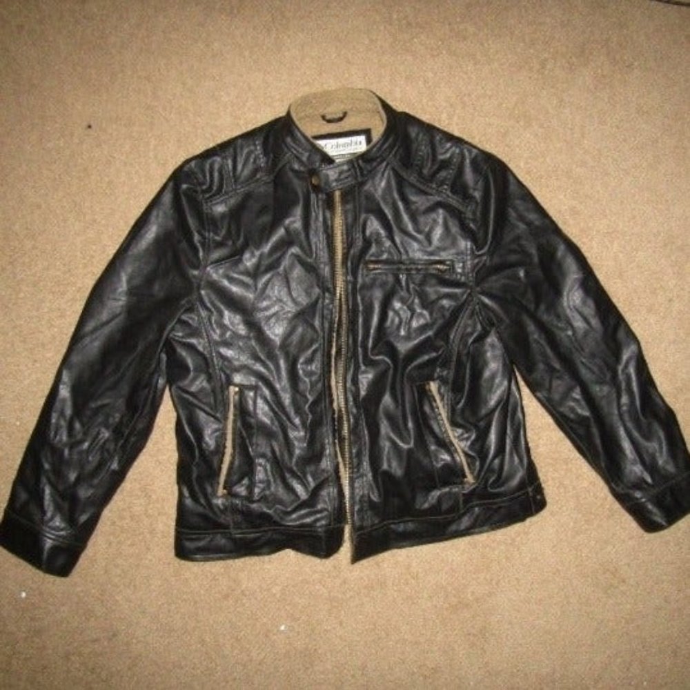Columbia Sportswear Coat Sz XL Black Jacket Heavy